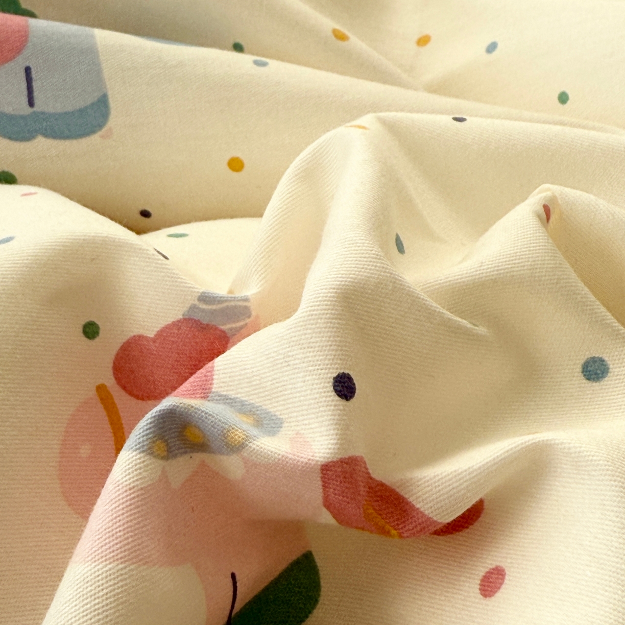 91家纺网 家纺一手货源 找家纺 于果 2026款全棉纯棉13370四件套-第一批 彩虹木马