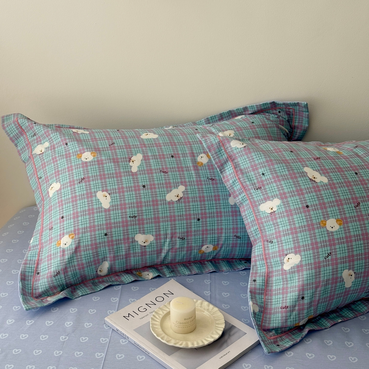 91家纺网 家纺一手货源 找家纺 于果 2026款全棉纯棉13370四件套-第一批 聪明小狗