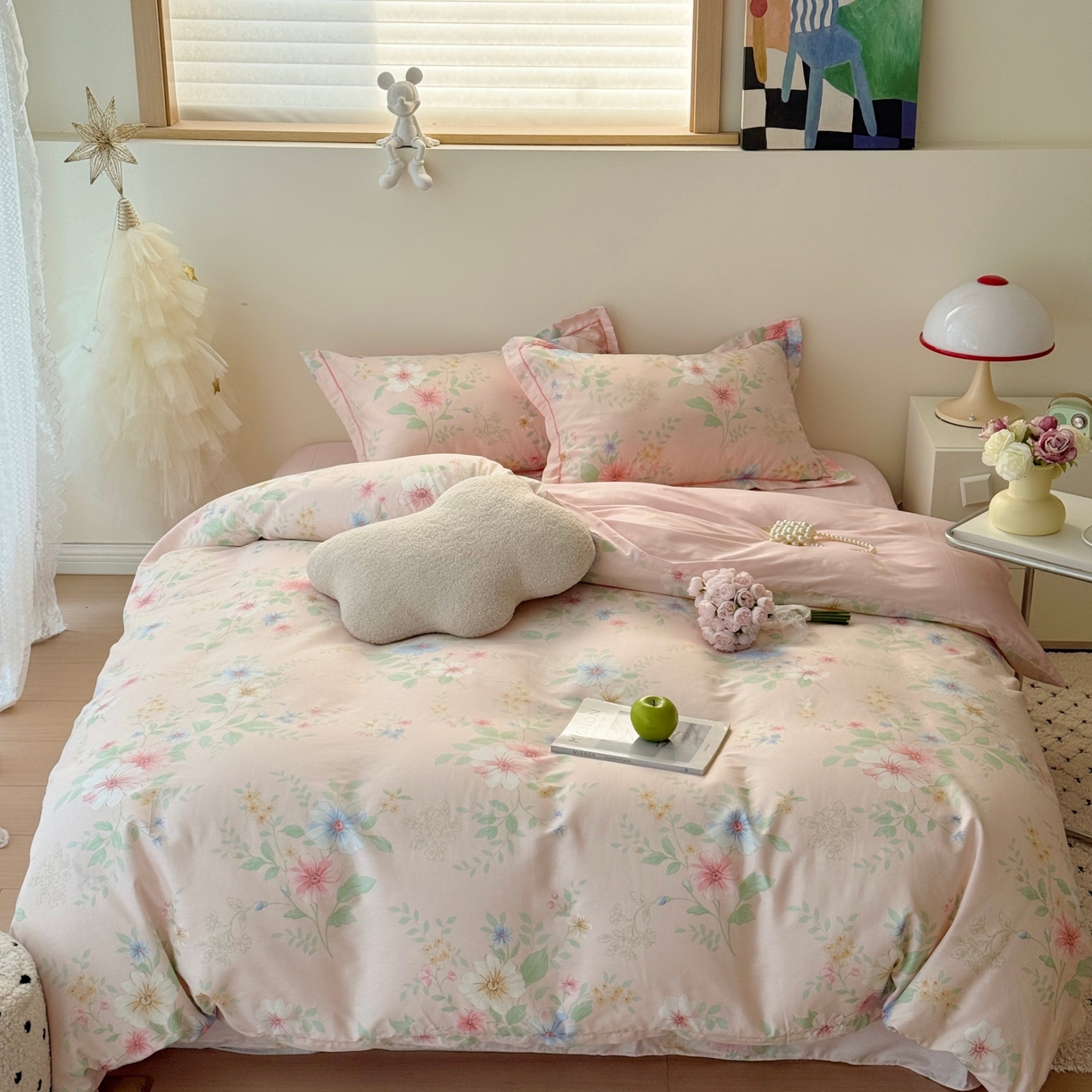 于果 2026款全棉纯棉13370四件套-第一批 国色嫣然