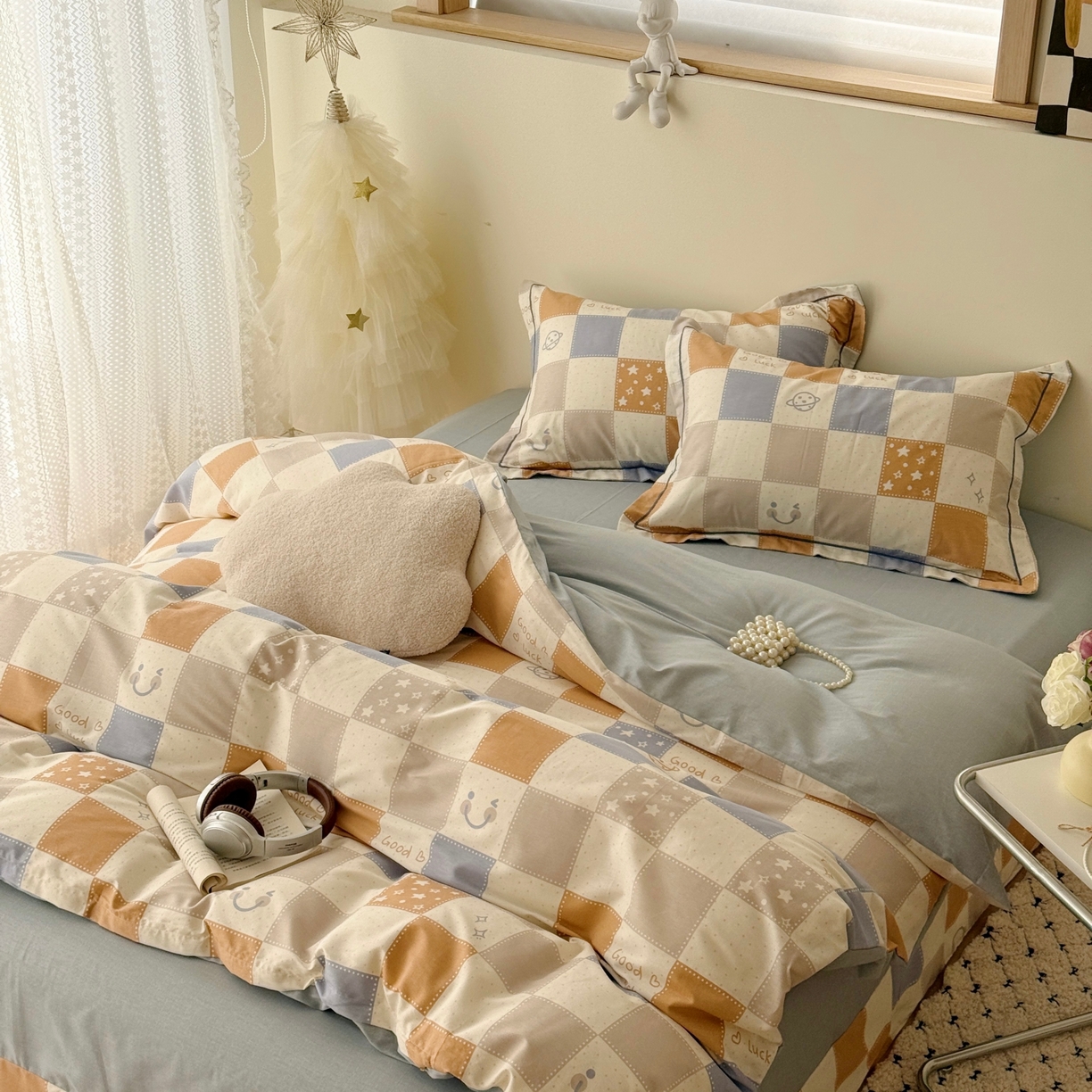 91家纺网 家纺一手货源 找家纺 于果 2026款全棉纯棉13370四件套-第一批 流浪地球