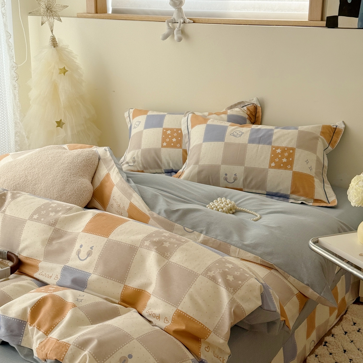 91家纺网 家纺一手货源 找家纺 于果 2026款全棉纯棉13370四件套-第一批 流浪地球