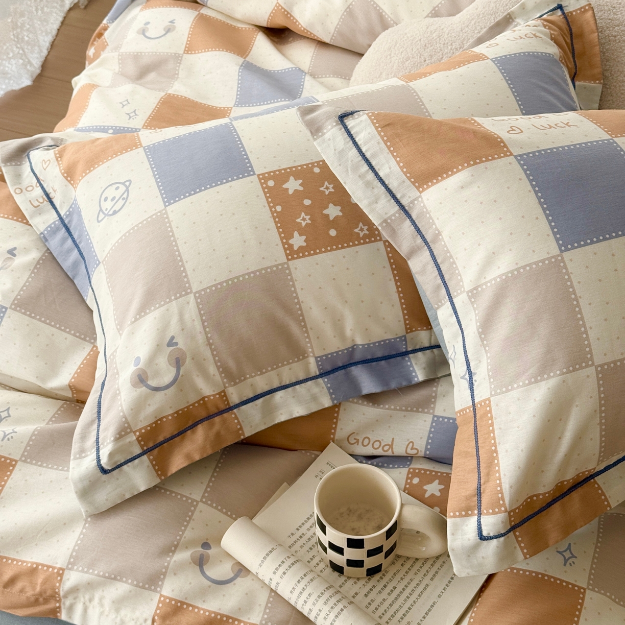 91家纺网 家纺一手货源 找家纺 于果 2026款全棉纯棉13370四件套-第一批 流浪地球