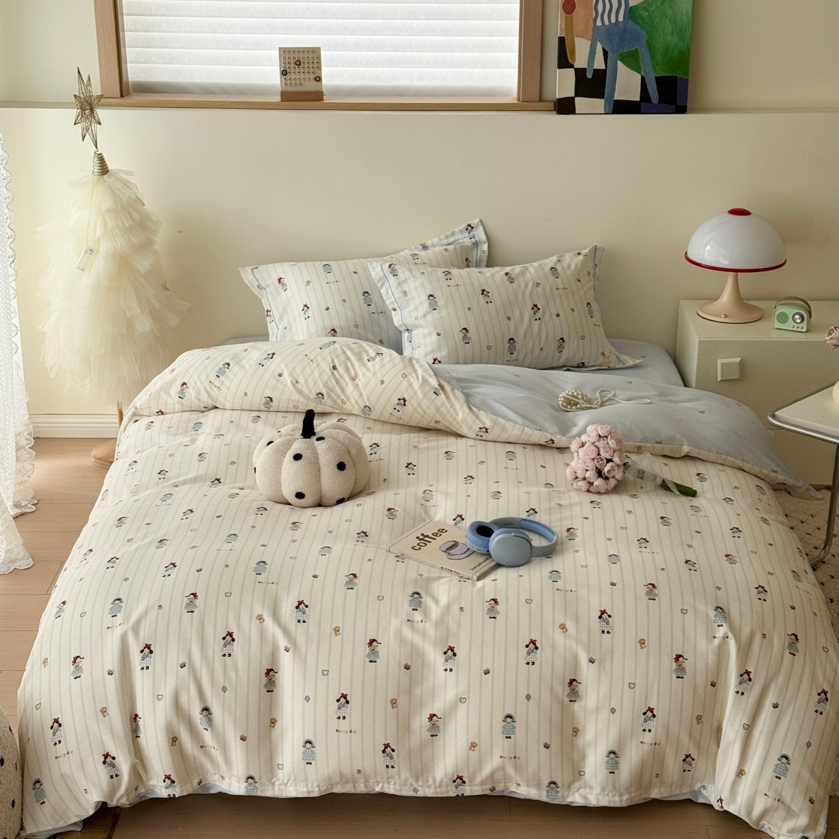 于果 2026款全棉纯棉13370四件套-第一批 少女日记