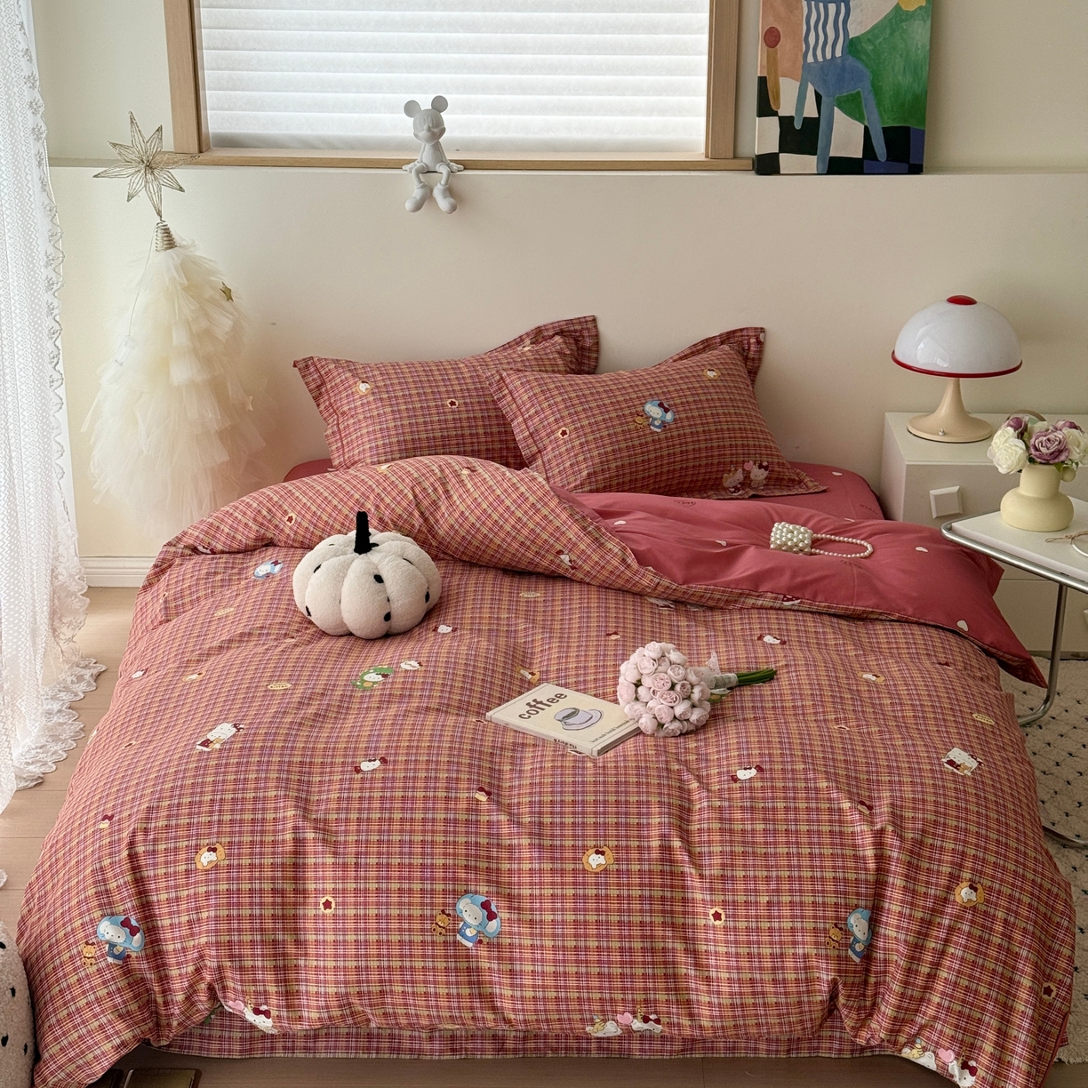 于果 2026款全棉纯棉13370四件套-第一批 圣诞凯蒂