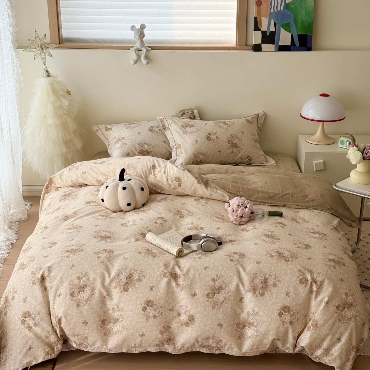 于果 2026款全棉纯棉13370四件套-第一批 藤玲花