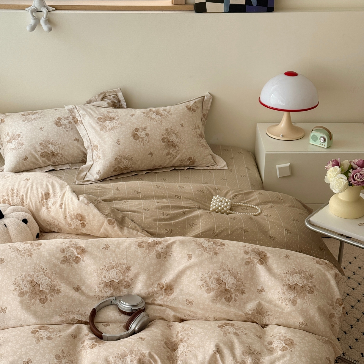 91家纺网 家纺一手货源 找家纺 于果 2026款全棉纯棉13370四件套-第一批 藤玲花