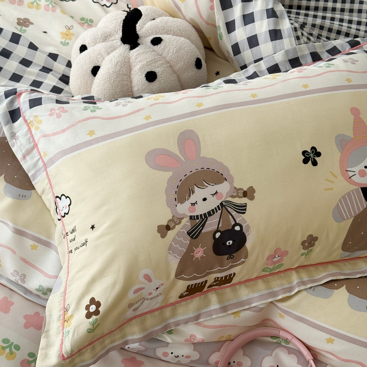 91家纺网 家纺一手货源 找家纺 于果 2026款全棉纯棉13370四件套-第一批 甜美日记