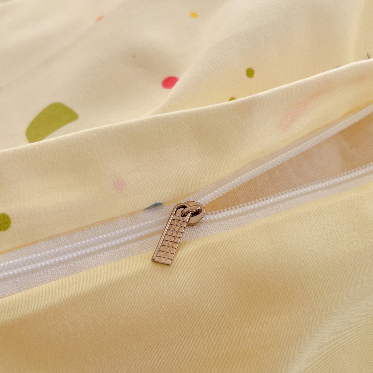 91家纺网 家纺一手货源 找家纺 瑞钰 2026新款A类古法水洗仿棉云感纱四件套 满天星