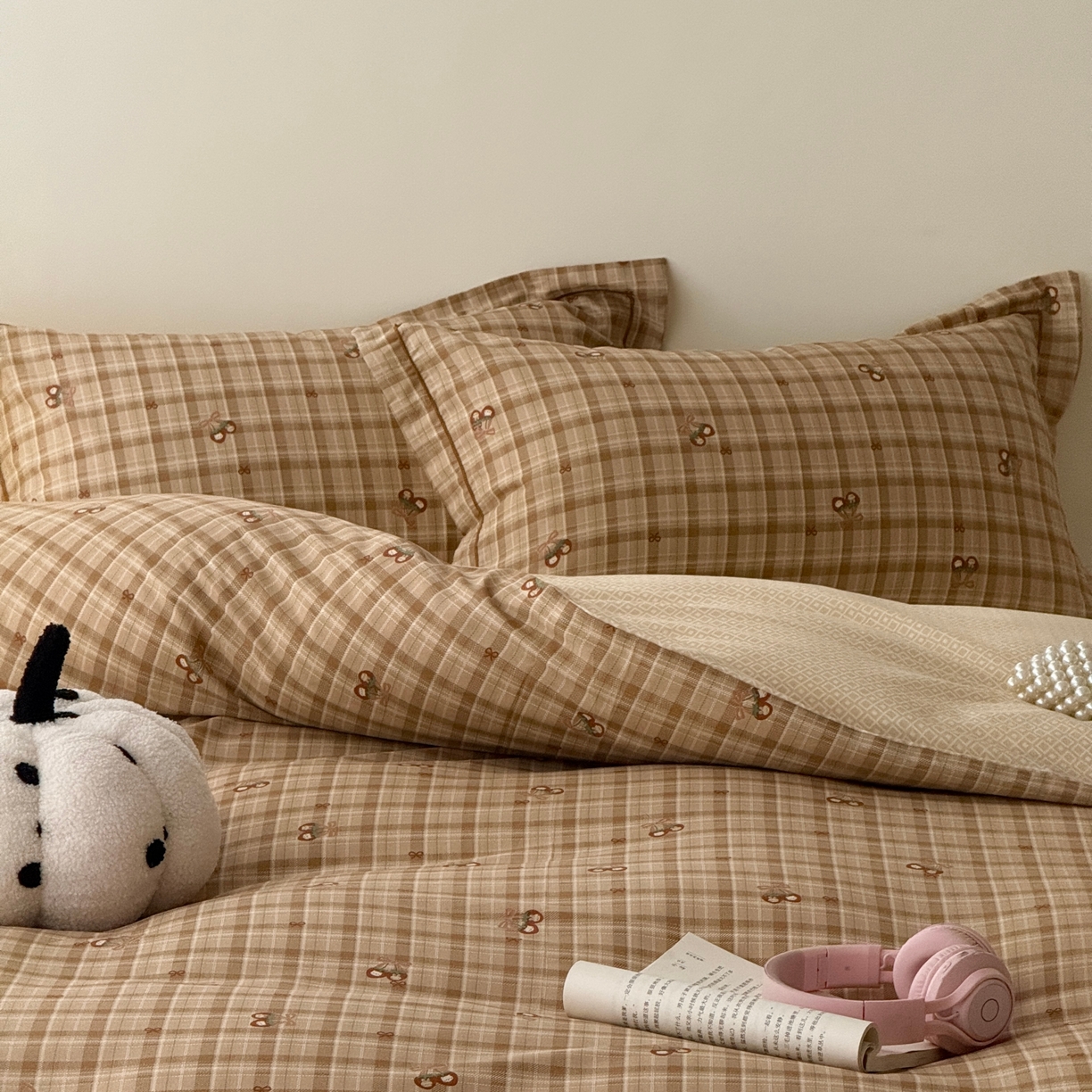 91家纺网 家纺一手货源 找家纺 于果 2026款全棉纯棉13370四件套-第一批 甜系告白