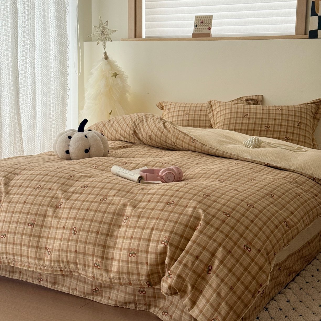 91家纺网 家纺一手货源 找家纺 于果 2026款全棉纯棉13370四件套-第一批 甜系告白