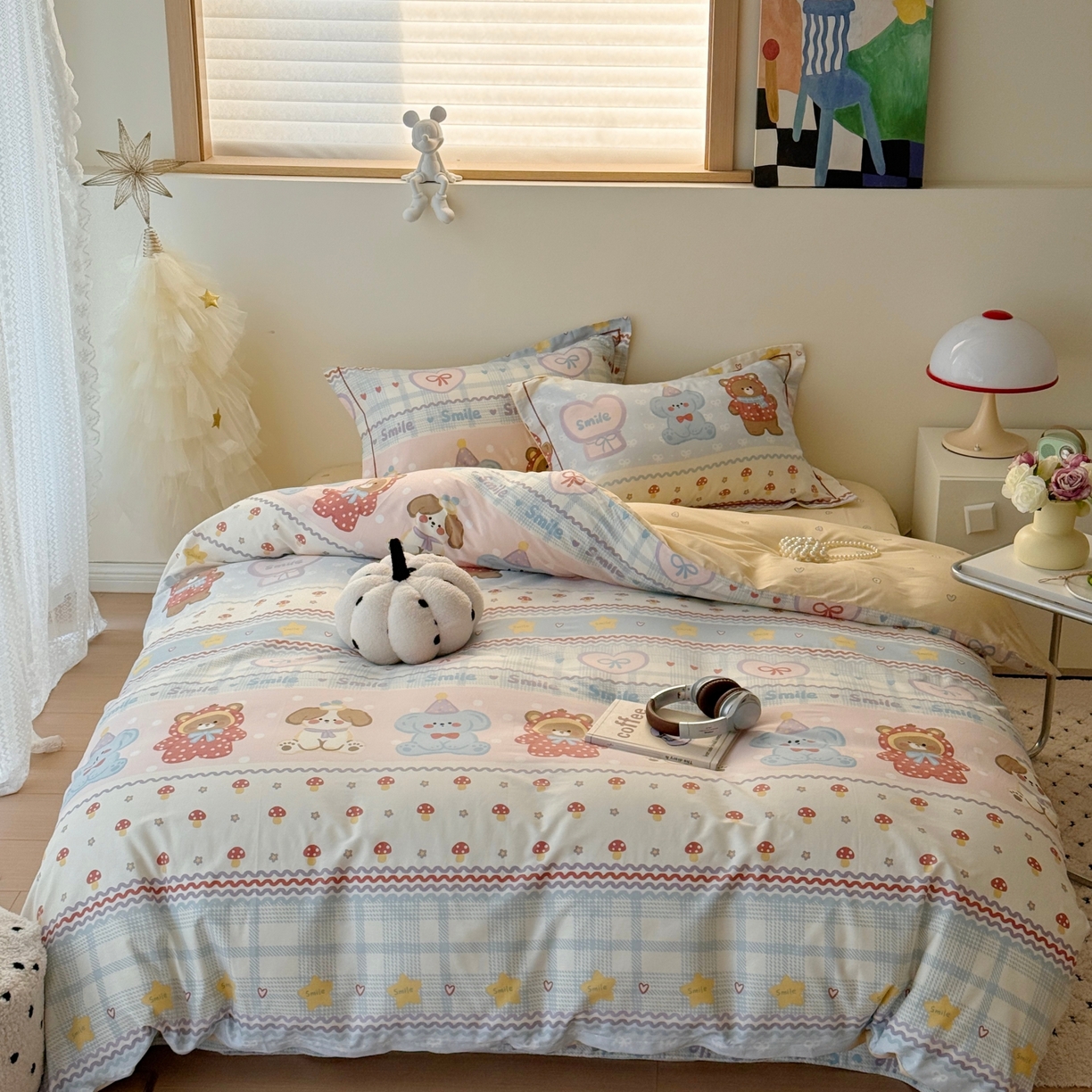 于果 2026款全棉纯棉13370四件套-第一批 围巾季节