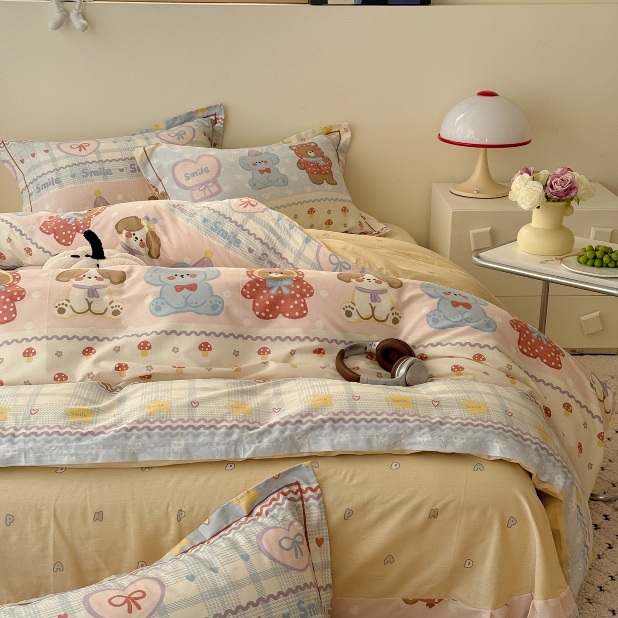 91家纺网 家纺一手货源 找家纺 于果 2026款全棉纯棉13370四件套-第一批 围巾季节