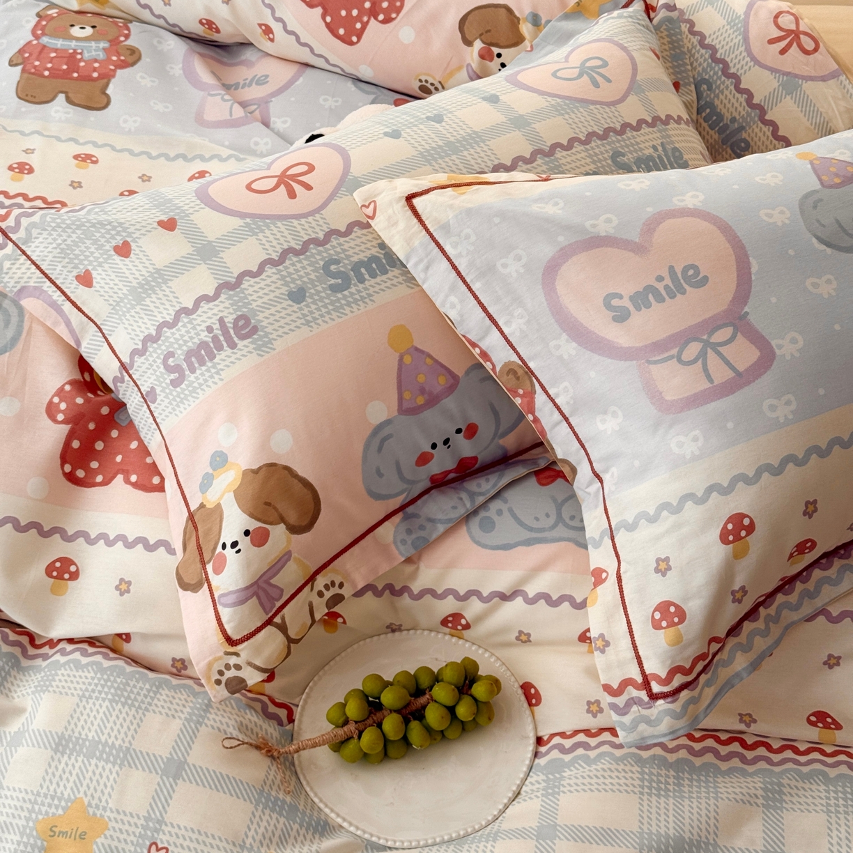 91家纺网 家纺一手货源 找家纺 于果 2026款全棉纯棉13370四件套-第一批 围巾季节