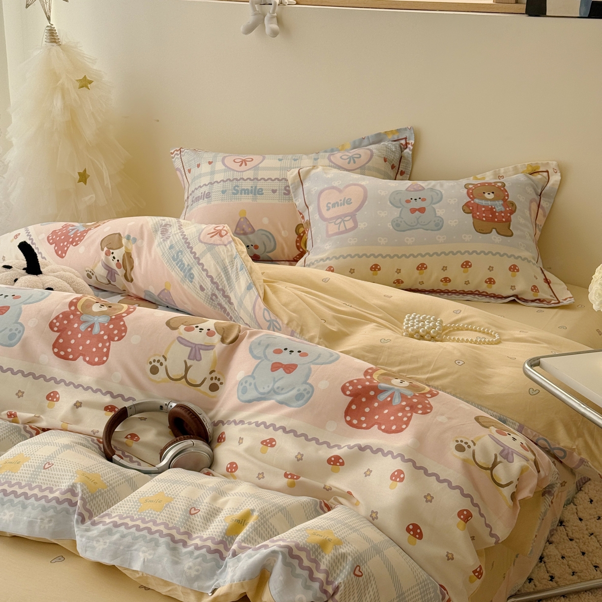 91家纺网 家纺一手货源 找家纺 于果 2026款全棉纯棉13370四件套-第一批 围巾季节