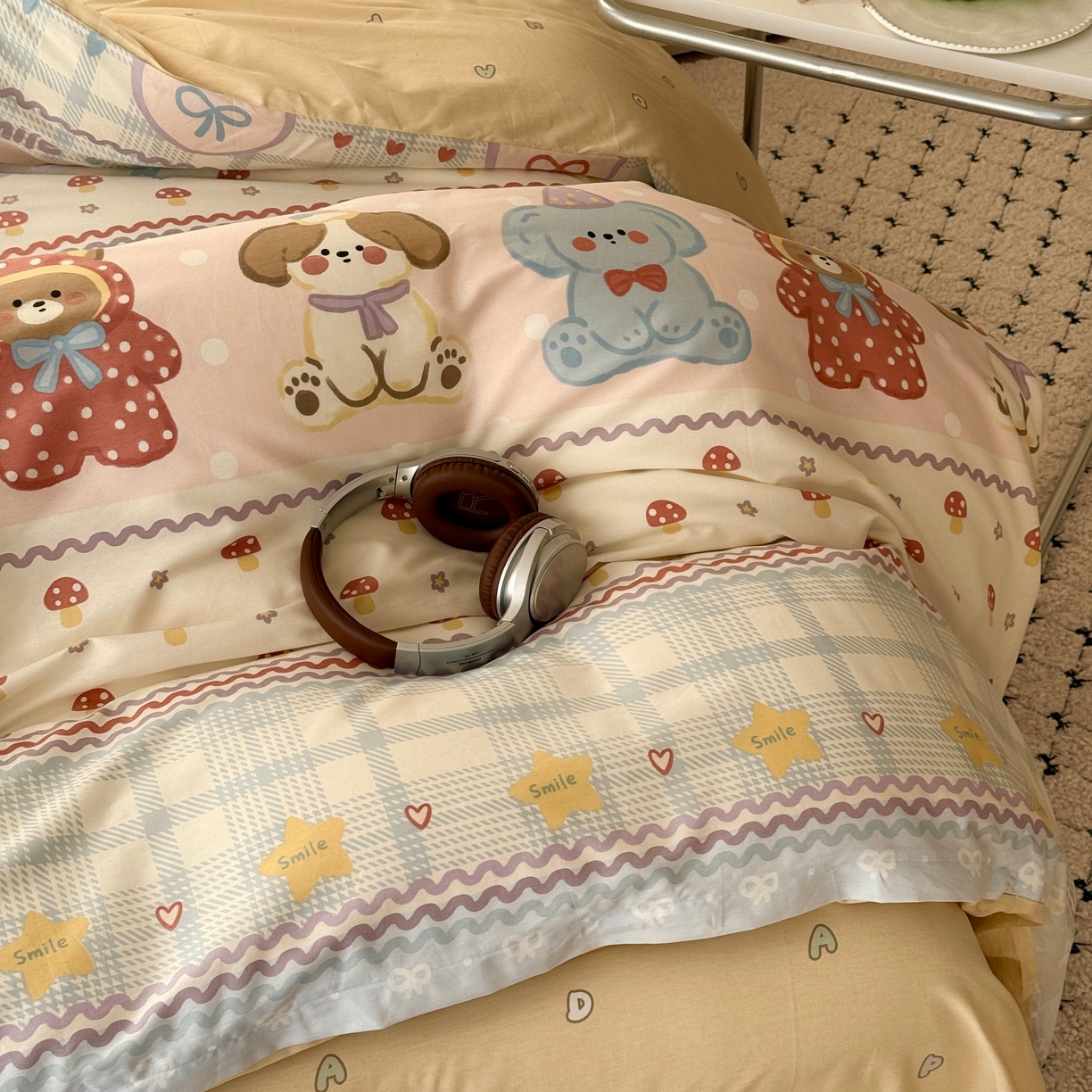 91家纺网 家纺一手货源 找家纺 于果 2026款全棉纯棉13370四件套-第一批 围巾季节