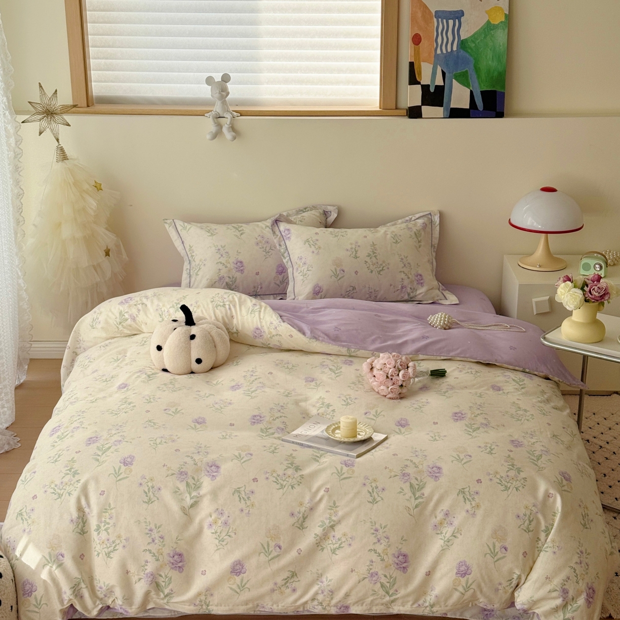 于果 2026款全棉纯棉13370四件套-第一批 芜晴花