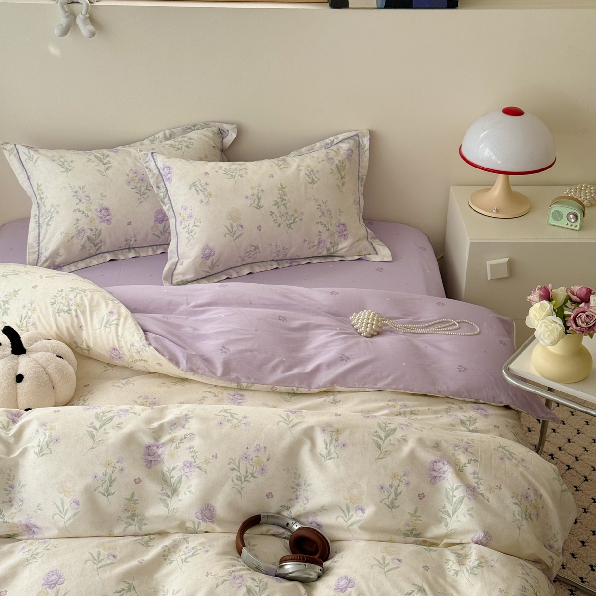 91家纺网 家纺一手货源 找家纺 于果 2026款全棉纯棉13370四件套-第一批 芜晴花