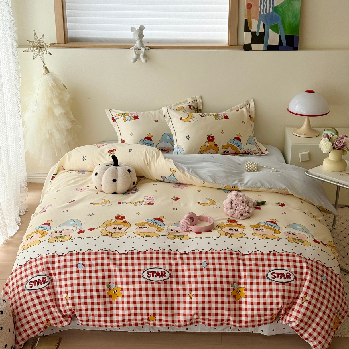 于果 2026款全棉纯棉13370四件套-第一批 星星漫游记