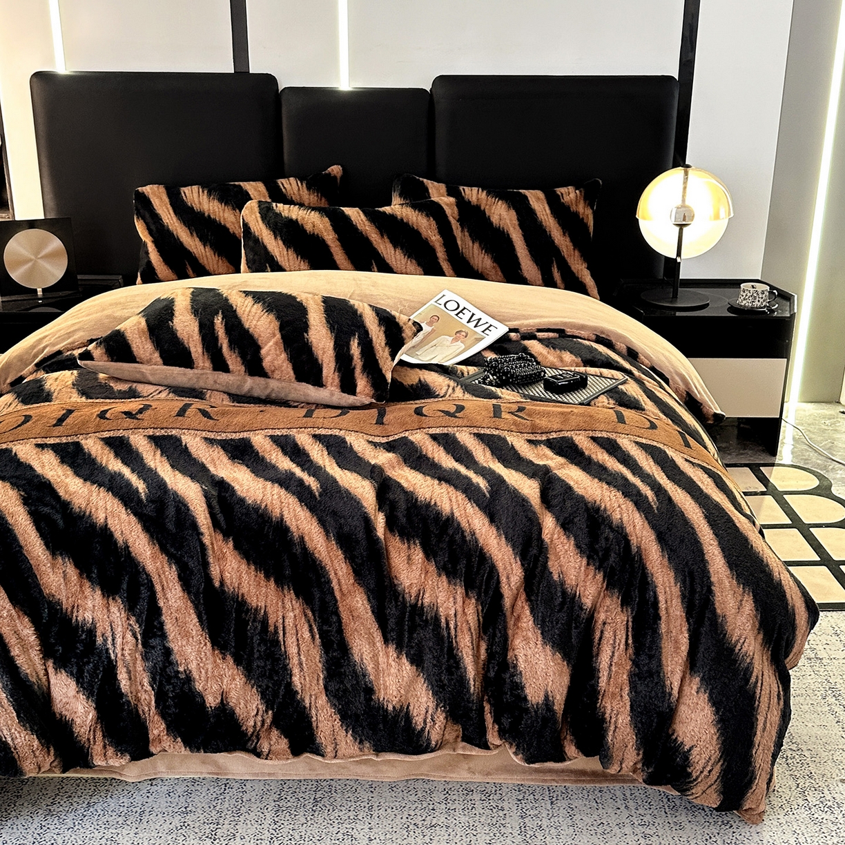 91家纺网 家纺一手货源 找家纺 （总）栩裕纺织 2026新款高克重兔毛四件套-美拉德系列（提供买家秀）