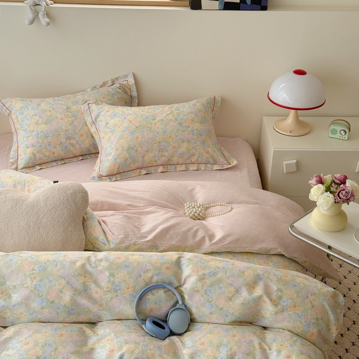 91家纺网 家纺一手货源 找家纺 于果 2026款全棉纯棉13370四件套-第一批 栀子花语