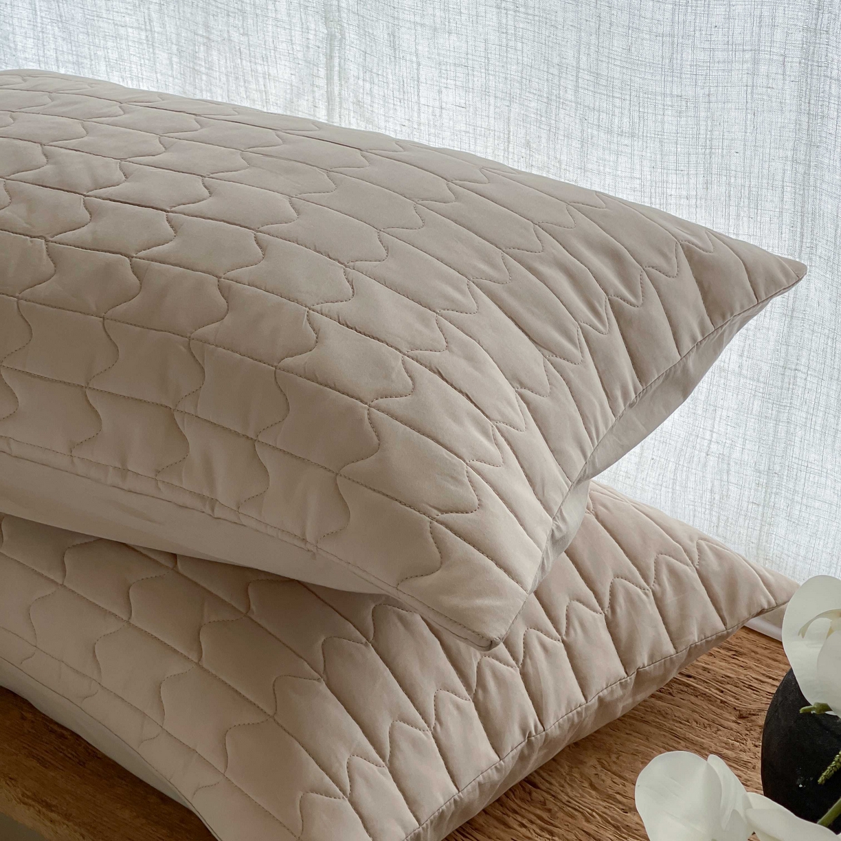 91家纺网 家纺一手货源 找家纺 三味舒屋 2025新款简约全棉纯棉夹棉床笠单床笠床笠单件-珍妮系列 珍妮咖