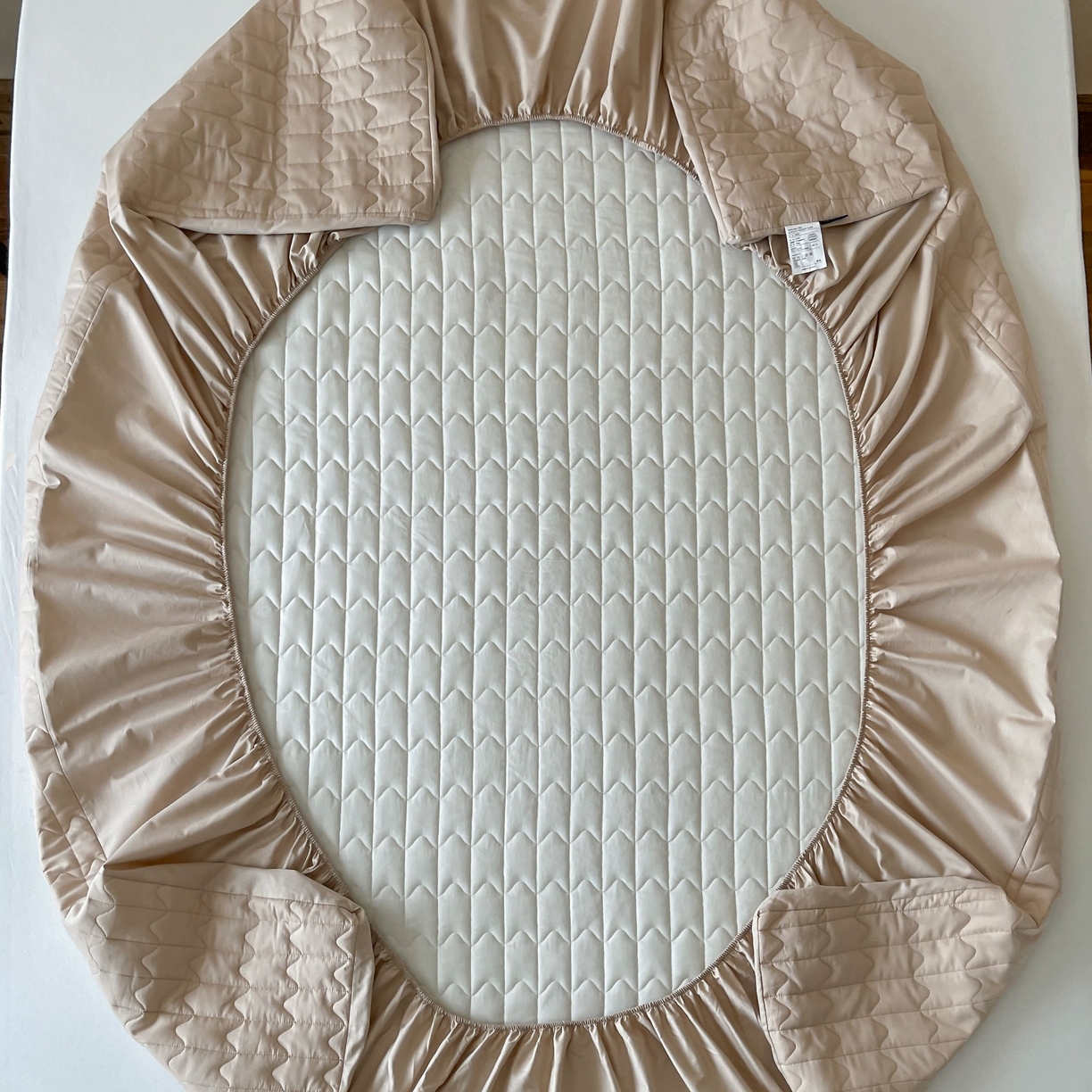 91家纺网 家纺一手货源 找家纺 三味舒屋 2025新款简约全棉纯棉夹棉床笠单床笠床笠单件-珍妮系列 珍妮咖