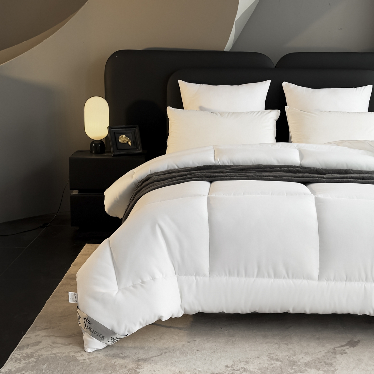 91家纺网 家纺一手货源 找家纺 （总）锦兴酒店布草 2025新款亲肤羽丝棉磨毛被芯被子被芯