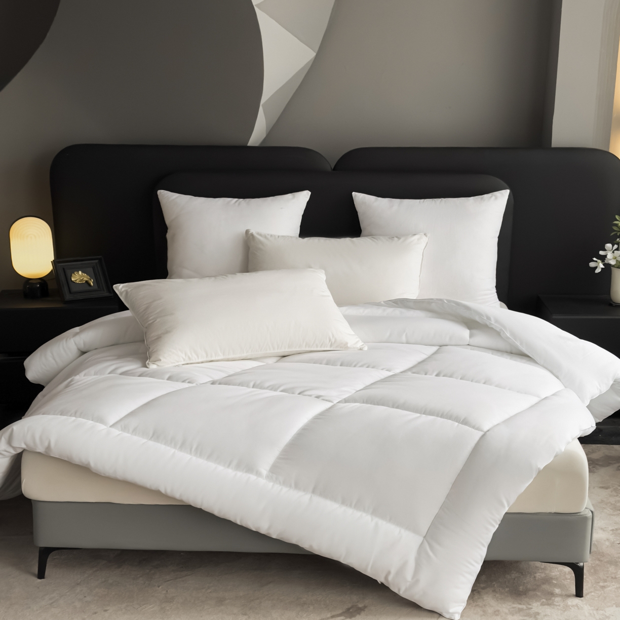 91家纺网 家纺一手货源 找家纺 （总）锦兴酒店布草 2025新款亲肤羽丝棉磨毛被芯被子被芯