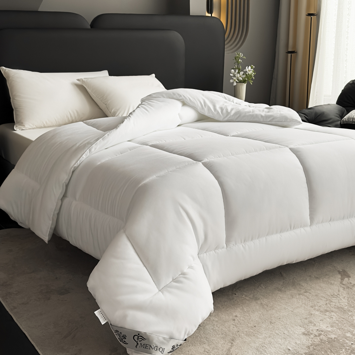 91家纺网 家纺一手货源 找家纺 （总）锦兴酒店布草 2025新款亲肤羽丝棉磨毛被芯被子被芯