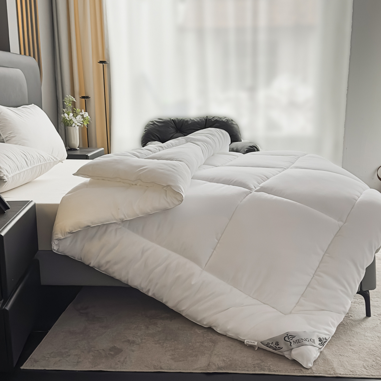 91家纺网 家纺一手货源 找家纺 （总）锦兴酒店布草 2025新款亲肤羽丝棉磨毛被芯被子被芯