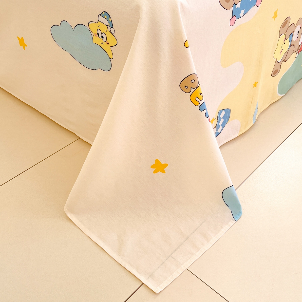 91家纺网 家纺一手货源 找家纺 （总）莱通家纺 2026春夏新款全棉12868印花四件套单品系列-单床单