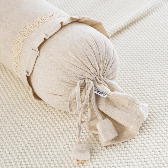 91家纺网 家纺一手货源 找家纺 （总）仰望棉麻双层纱供应链 2026新款棉麻法式圆柱抱枕