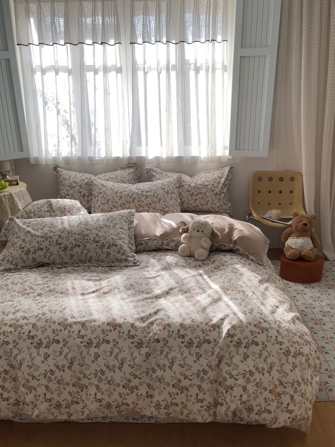 91家纺网 家纺一手货源 找家纺 （总）花梦欣 2026新款全棉纯棉印花单品系列花卉款单被套被套单品单被套