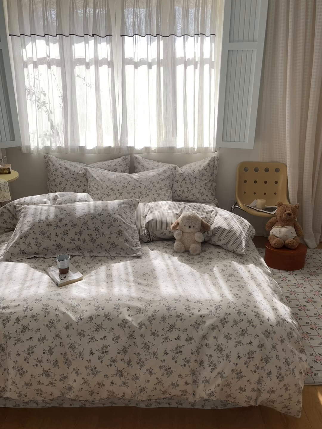 91家纺网 家纺一手货源 找家纺 花梦欣 2026新款全棉纯棉印花单品系列花卉款单被套被套单品单被套 复古诗笺