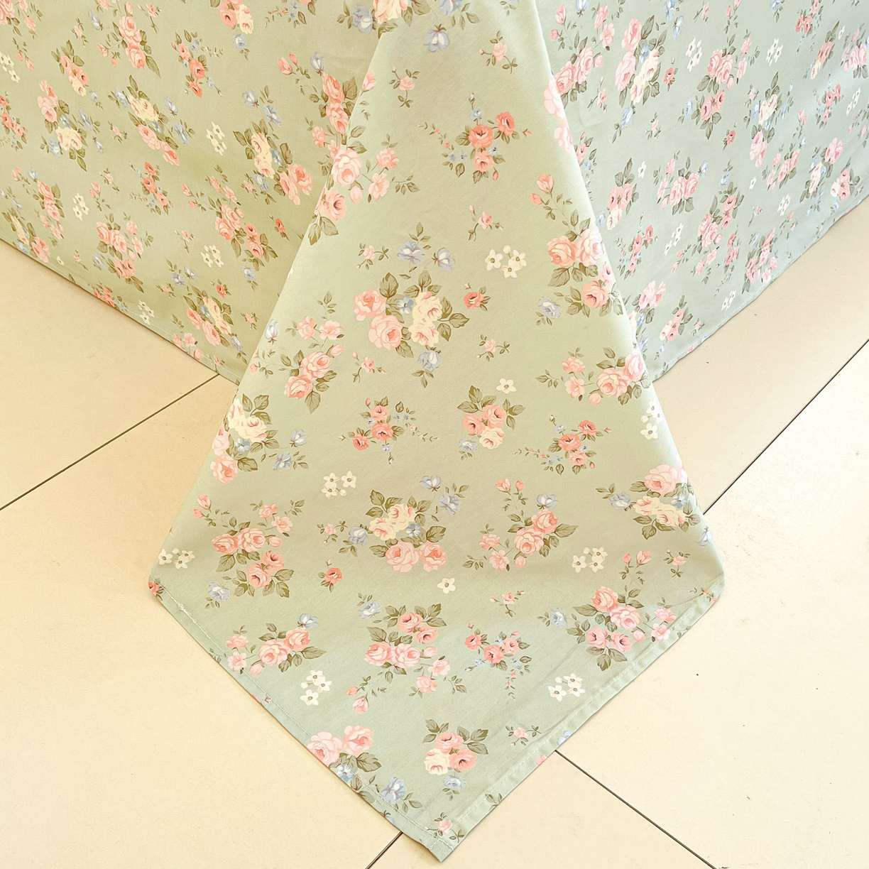 91家纺网 家纺一手货源 找家纺 莱通家纺 2026春夏新款全棉12868印花四件套单品系列-单床单 璃光浅梦