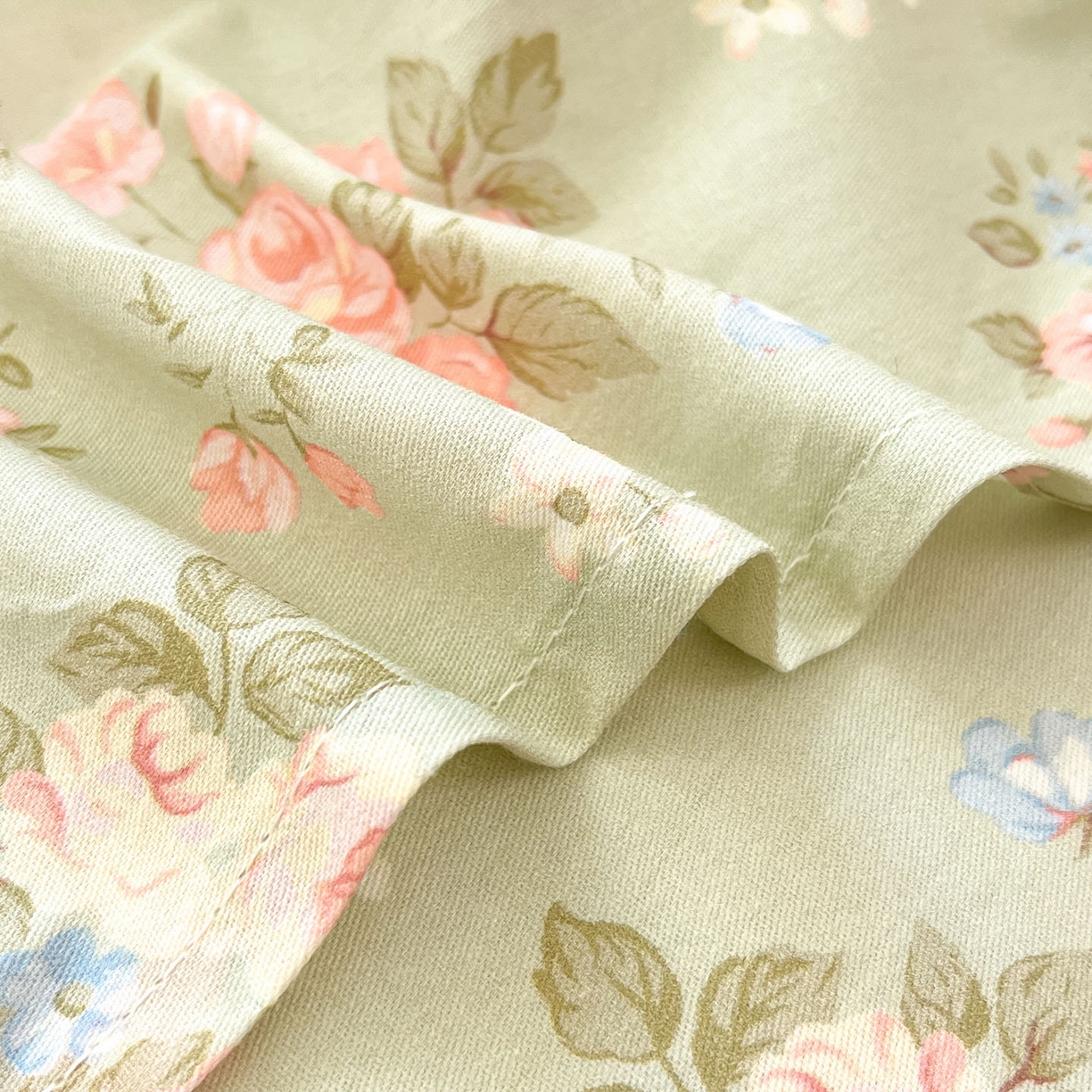 91家纺网 家纺一手货源 找家纺 莱通家纺 2026春夏新款全棉12868印花四件套单品系列-单床单 璃光浅梦