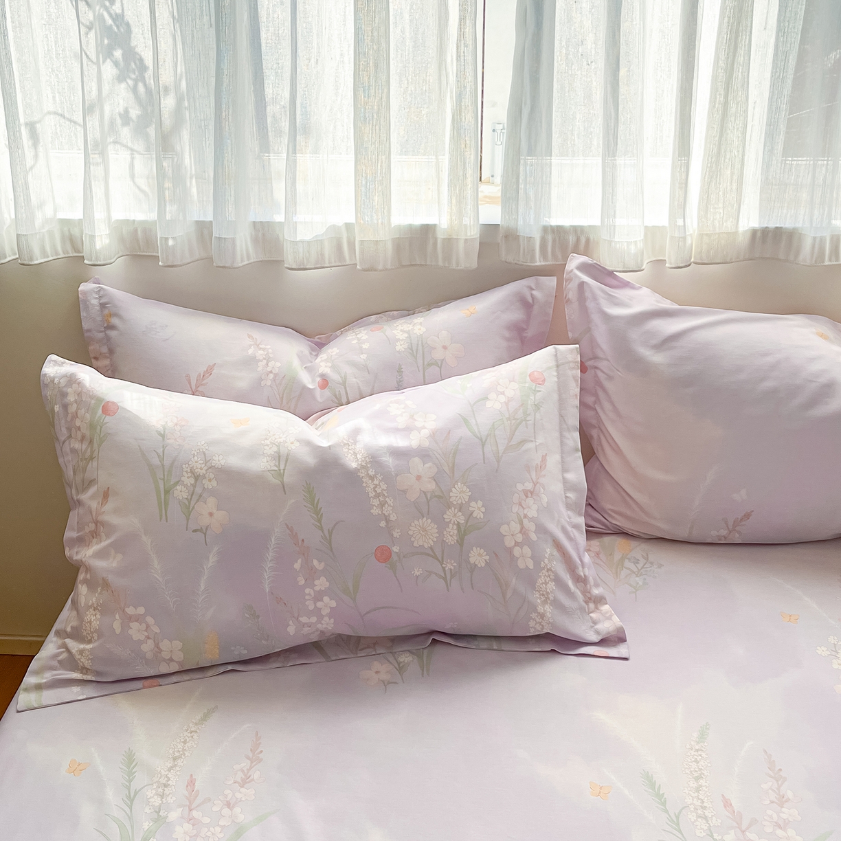 91家纺网 家纺一手货源 找家纺 花梦欣 2026新款全棉纯棉印花单品系列花卉款单被套被套单品单被套 普罗旺斯