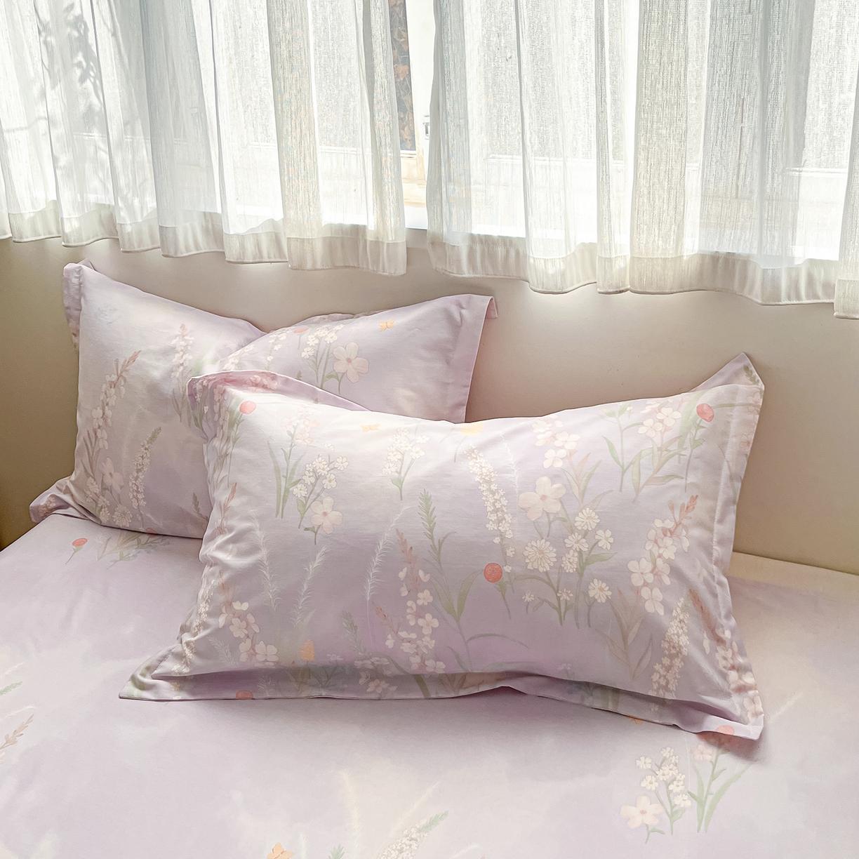 91家纺网 家纺一手货源 找家纺 花梦欣 2026新款全棉纯棉印花单品系列花卉款单被套被套单品单被套 普罗旺斯