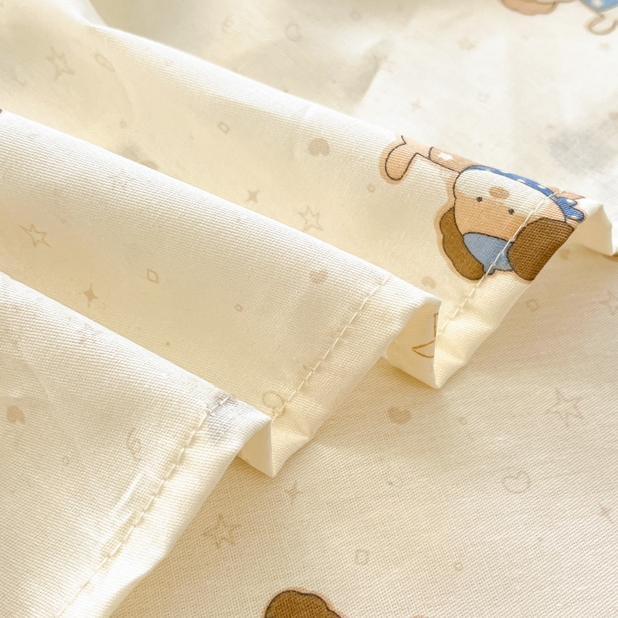 91家纺网 家纺一手货源 找家纺 莱通家纺 2026春夏新款全棉12868印花四件套单品系列-单床单 魔法小柴