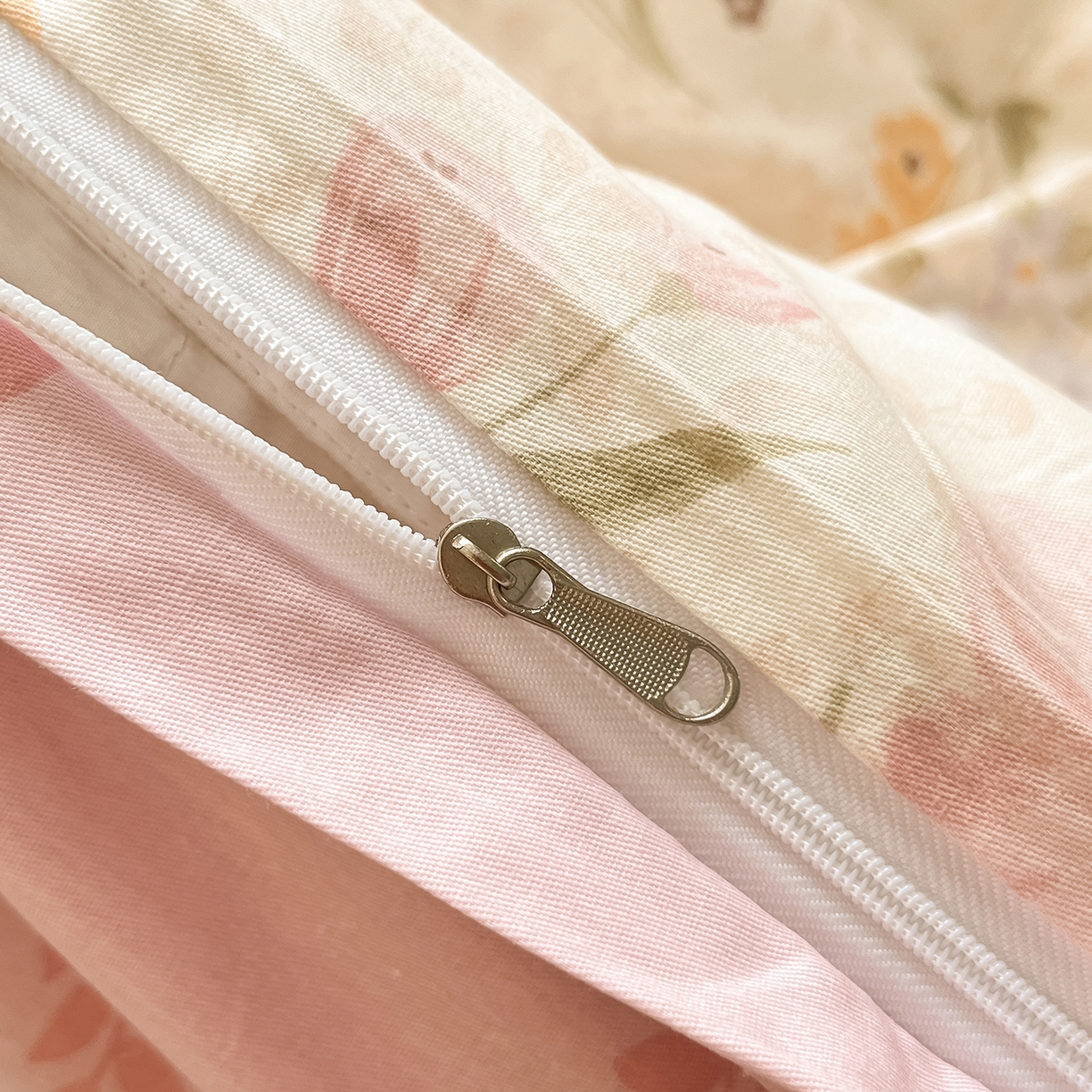 91家纺网 家纺一手货源 找家纺 花梦欣 2026新款全棉纯棉印花单品系列花卉款单被套被套单品单被套 苏糖粉