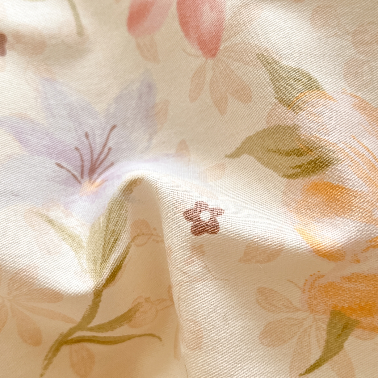 91家纺网 家纺一手货源 找家纺 花梦欣 2026新款全棉纯棉印花单品系列花卉款单被套被套单品单被套 苏糖粉