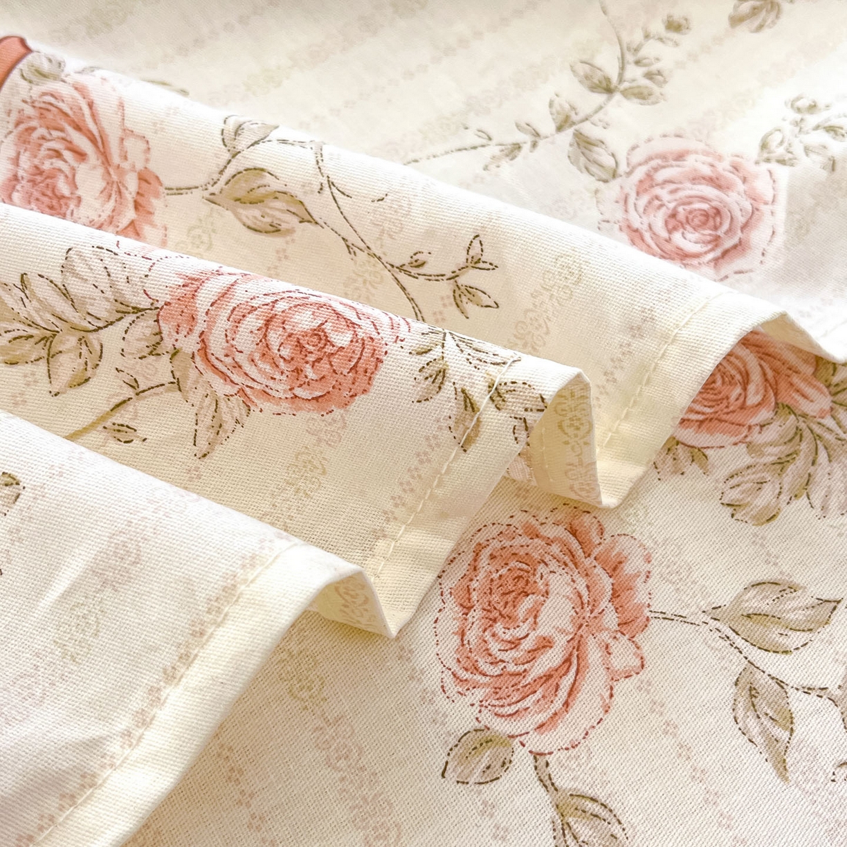 91家纺网 家纺一手货源 找家纺 莱通家纺 2026春夏新款全棉12868印花四件套单品系列-单床单 蔷薇姑娘