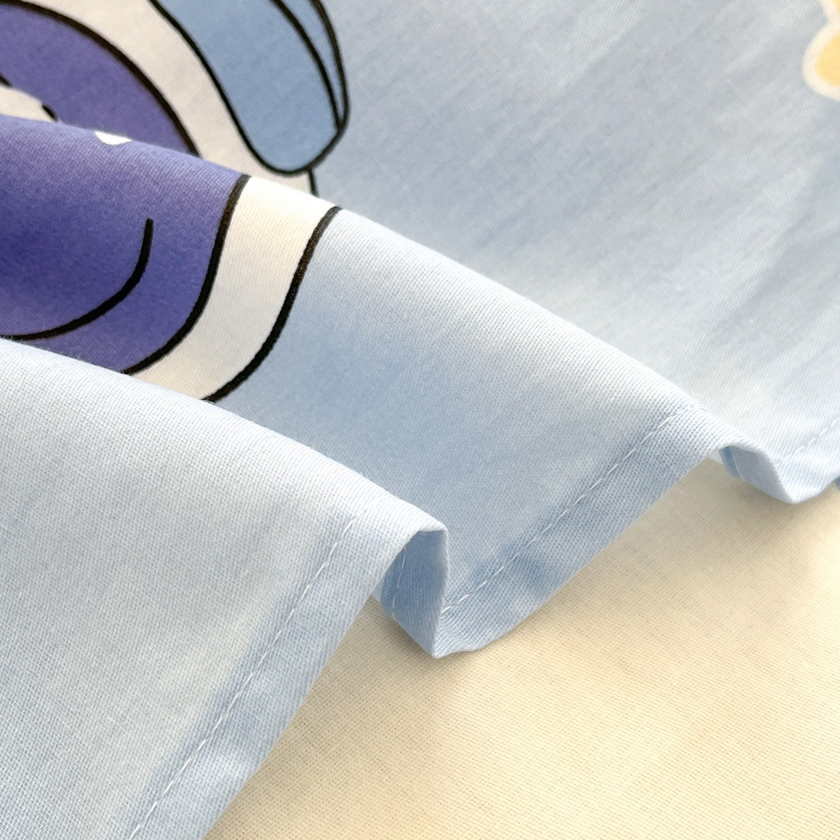 91家纺网 家纺一手货源 找家纺 莱通家纺 2026春夏新款全棉12868印花四件套单品系列-单床单 太空梦乐园