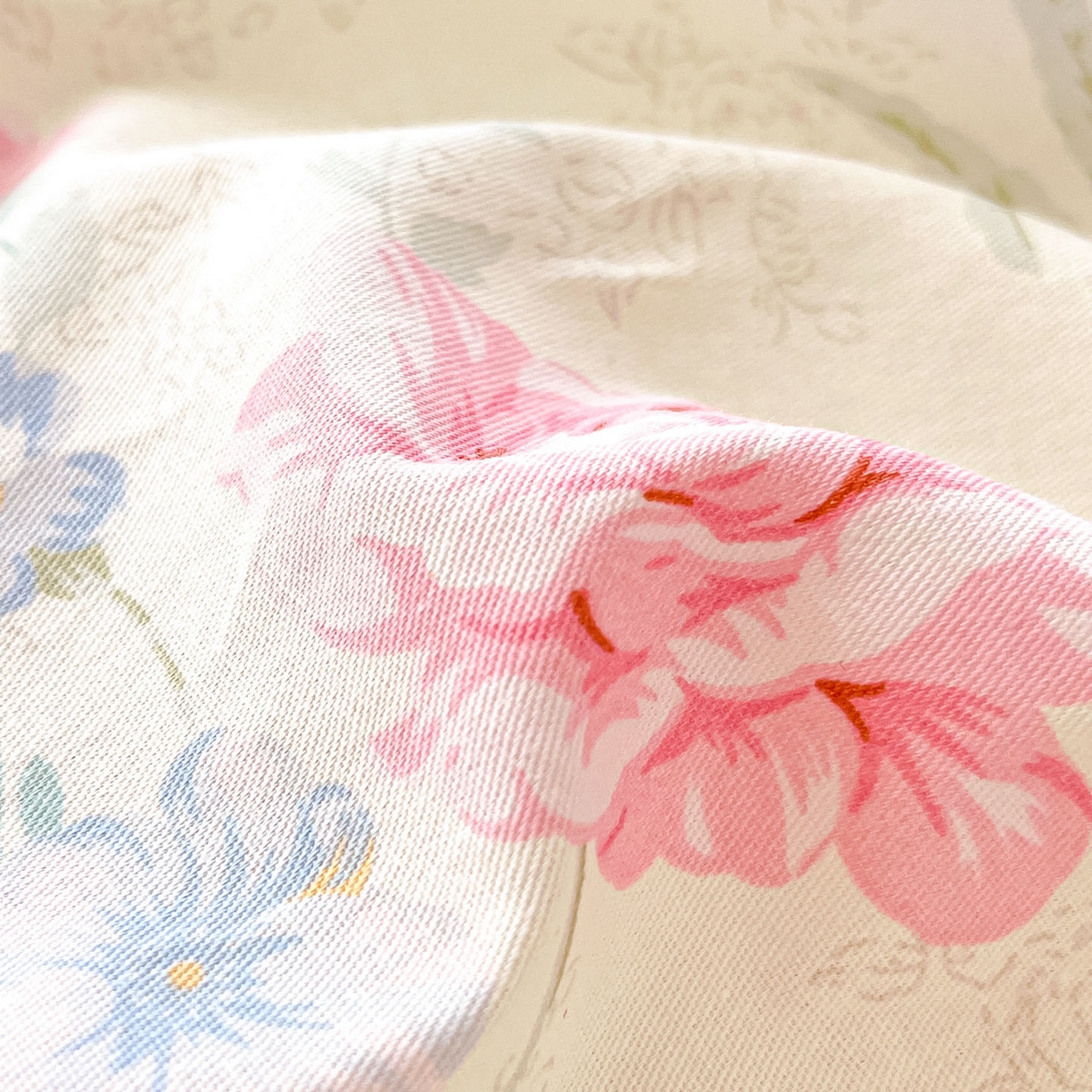 91家纺网 家纺一手货源 找家纺 莱通家纺 2026春夏新款全棉12868印花四件套单品系列-单床单 芜晴花