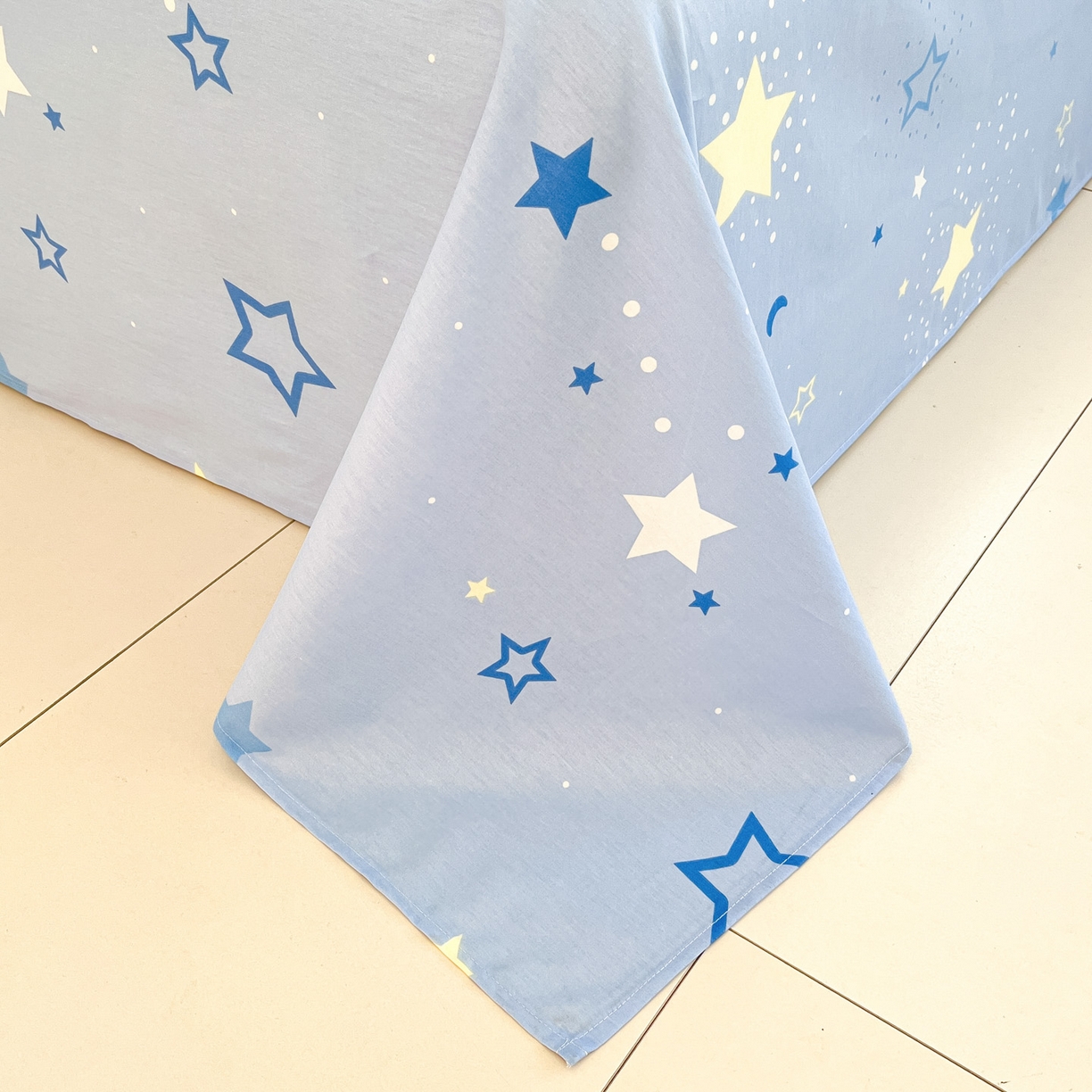 91家纺网 家纺一手货源 找家纺 莱通家纺 2026春夏新款全棉12868印花四件套单品系列-单床单 五星集