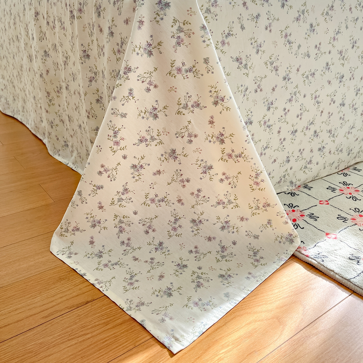 91家纺网 家纺一手货源 找家纺 花梦欣 2026新款全棉纯棉印花单品系列花卉款单被套被套单品单被套 星辰蔷薇