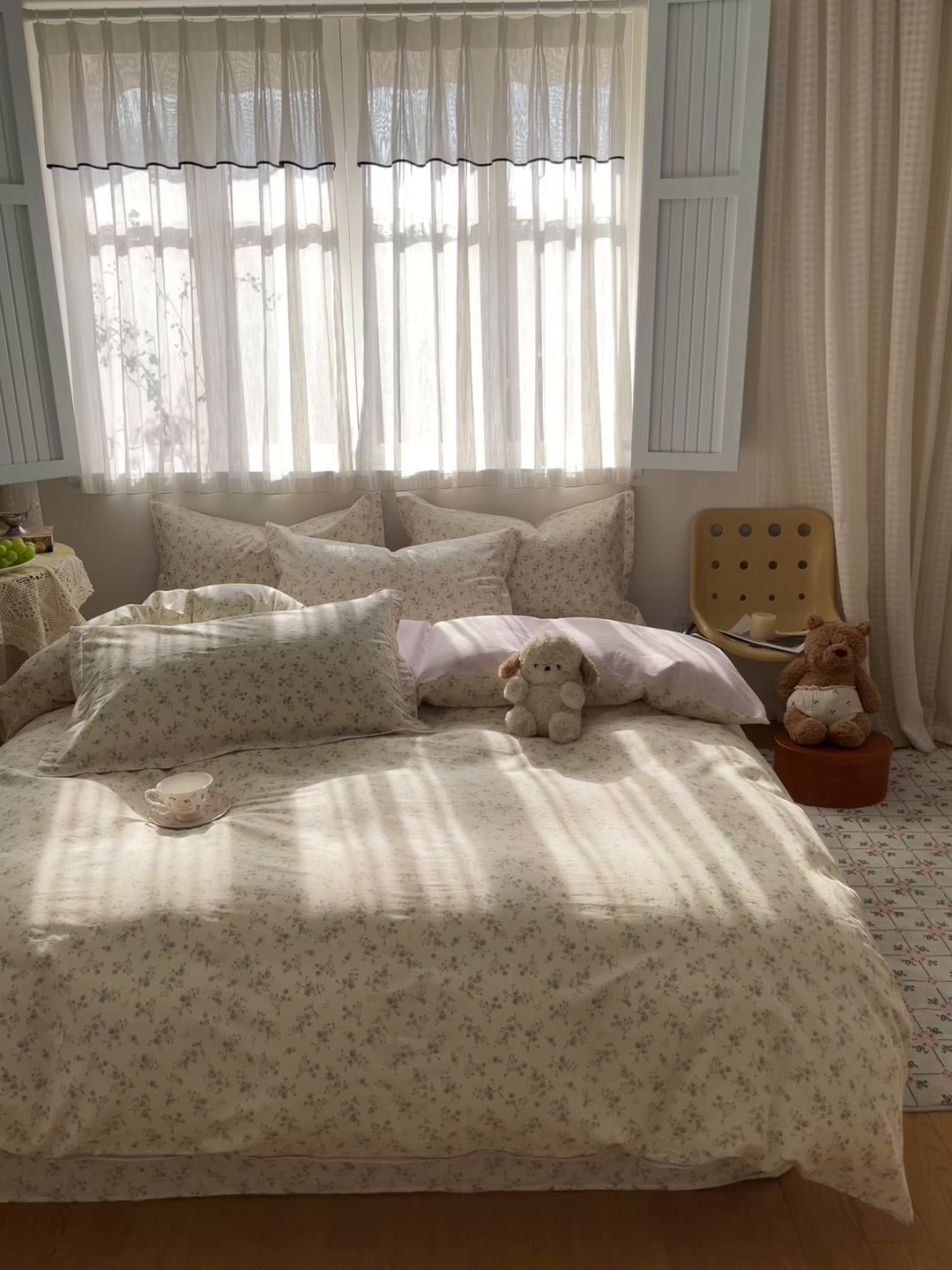 91家纺网 家纺一手货源 找家纺 花梦欣 2026新款全棉纯棉印花单品系列花卉款单被套被套单品单被套 星辰蔷薇