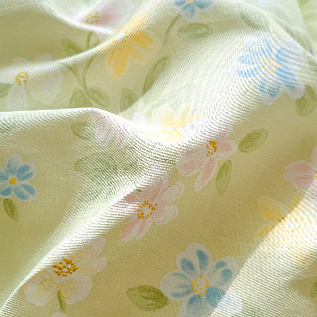 91家纺网 家纺一手货源 找家纺 花梦欣 2026新款全棉纯棉印花单品系列花卉款单被套被套单品单被套 徐徐花开