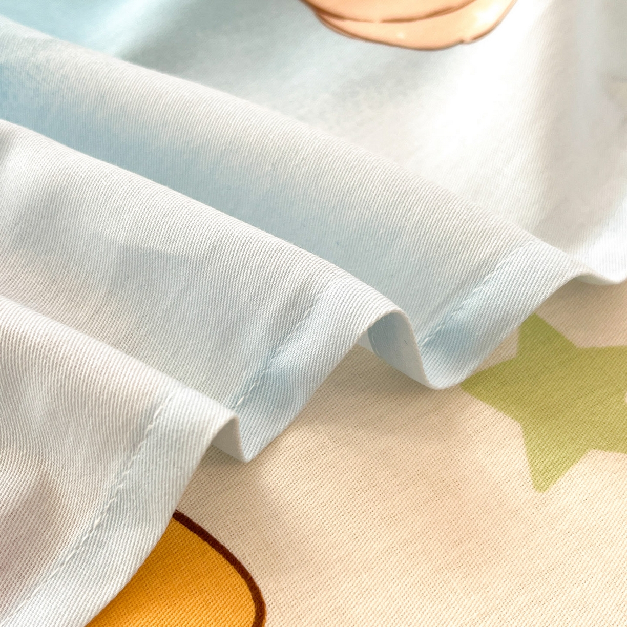 91家纺网 家纺一手货源 找家纺 莱通家纺 2026春夏新款全棉12868印花四件套单品系列-单床单 星梦童话