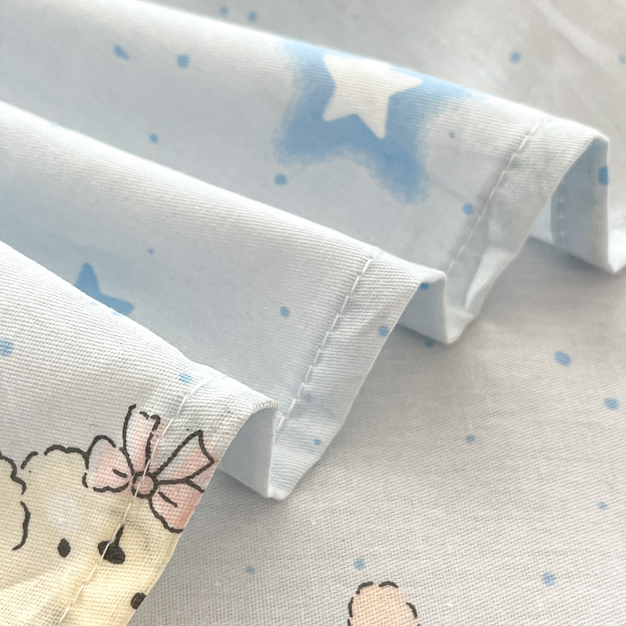 91家纺网 家纺一手货源 找家纺 莱通家纺 2026春夏新款全棉12868印花四件套单品系列-单床单 星星童话园